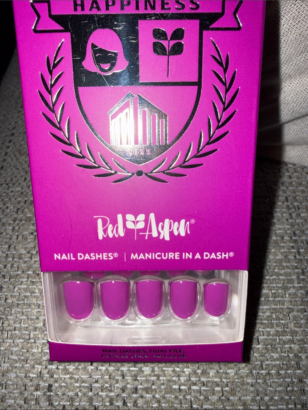 🌸Red Aspen Purple Press-On Nails - Nail Dashes Manicure in a Dash - Picture 3 of 3